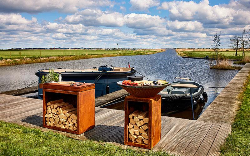 Ofyr Classic 85 Wood Storage Corten